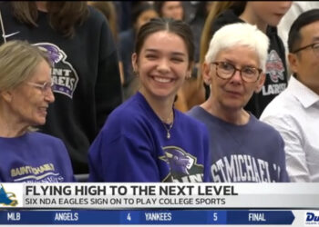 Six Eagles Fly To The College Ranks At Notre Dame Academy Signing Day