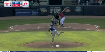 Malgeri Goes 2-for-3 as Mud Hens Shut Out Saints, 3-0