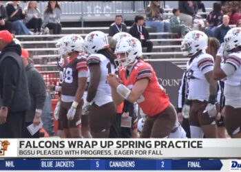 Falcons Hold Spring Showcase, Eddie George Proud of Progress