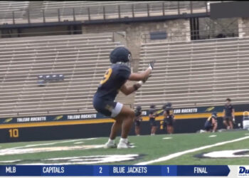 Two Toledo Receivers Enjoying the Comforts of Home