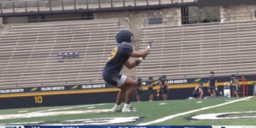 Two Toledo Receivers Enjoying the Comforts of Home