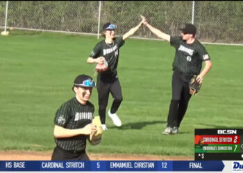 Emmanuel Christian Submits Cardinal Stritch for First TAAC Win, 12-5