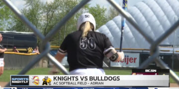 Adrian Scores First but Falls to Calvin, 6-1