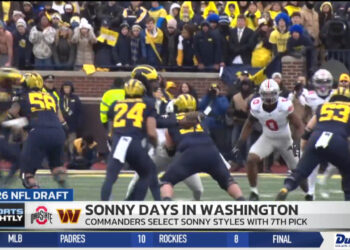 Ohio State LB Sonny Styles Taken by Commanders 7th Overall