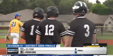Perkins Shuts Out Clyde 8-0 To Advance To District Finals