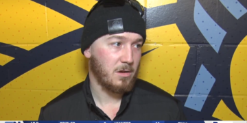 Hawkins Baits Bison Goalie