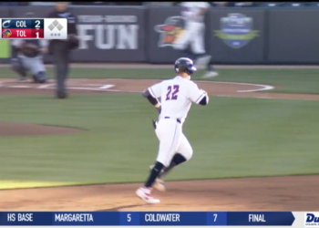 Mud Hens Lassoed by Clippers, 3-1