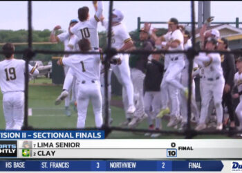 Clay Packs Up Lima Senior 10-0 To Advance To District Semi-Finals
