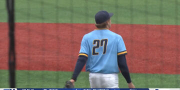 Nathan Leininger Throws Complete Game As Toledo Downs Ball State 8-2 To Open MAC Tournament