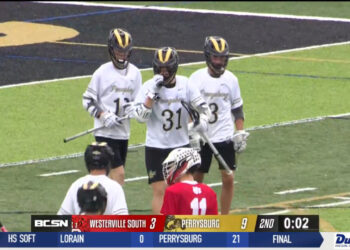 Macke’s Five Goals Leads to Perrysburg Boys LAX Playoff Win