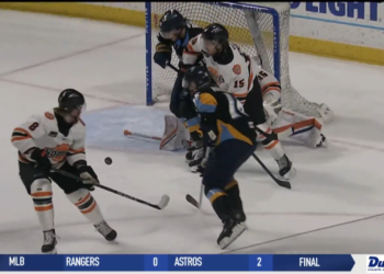 Perrysburg’s Dickinson One of Three Walleye to Score in 1st Period