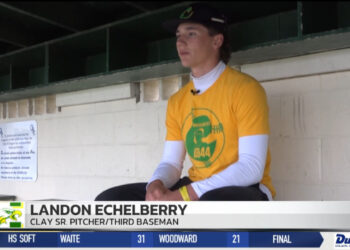 Clay’s Landon Echelberry Prepares To Take Mound Against His Former Team As The Eagles Face Findlay