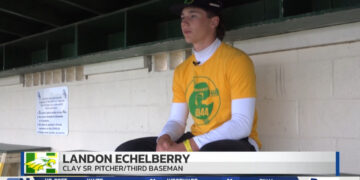 Clay’s Landon Echelberry Prepares To Take Mound Against His Former Team As The Eagles Face Findlay