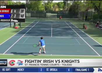 St. Francis’ Jack Kayse Secures His Win Over Central Catholic After Two Sets