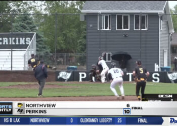 Grand Slam Powers Perkins to Baseball Victory vs Northview