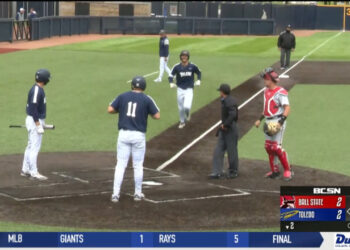 Toledo Gets Fifth-Straight Win, Beats Ball State, 5-4
