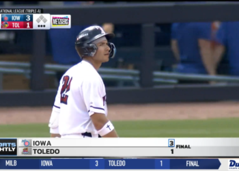 Mud Hens Score First, But Drop Return Home to Cubs, 3-1