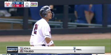 Mud Hens Score First, But Drop Return Home to Cubs, 3-1