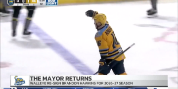 Toledo Captain Brandon Hawkins Re-signs with Walleye