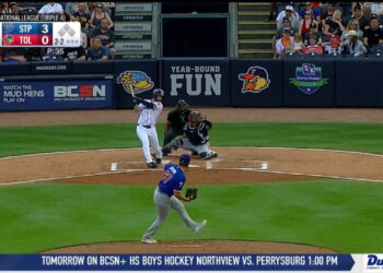 Mud Hens Tap to Saints on WWE Night, 6-1