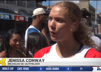 Kyeli Brennan Catches Up With Jenissa Conway At Wormley Family Foundation Celebrity Softball Game