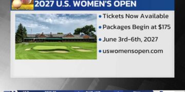 Tickets Now On Sale For 2027 U.S. Women’s Open At Inverness Club