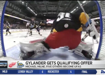Red Wings Extend Offer to Walleye Goalie Carter Gylander