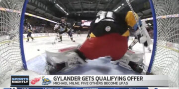 Red Wings Extend Offer to Walleye Goalie Carter Gylander
