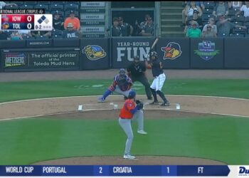 Late Homer Forces Mud Hens 2 Run Loss To Cubs