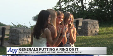 Generals Put a Ring on it, Anthony Wayne Cheer Celebrates National and State Titles