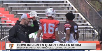 Eddie George Discusses Oregon Transfer QB Austin Novosad’s Progress