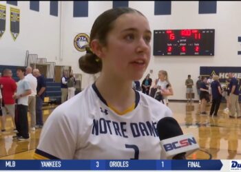 Notre Dame Comes from Behind to Down Clay, 3-2