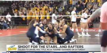 Toledo Volleyball Set To Raise MAC Tournament Champion, NCAA Tournament Banners Before Ferris State Exhibition