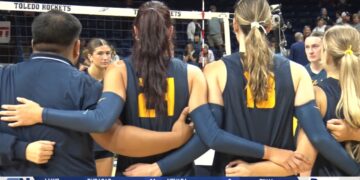 Toledo Volleyball Depth on Display in Sweeping Rocket Invitational