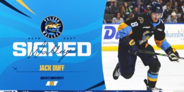 Walleye Re-Sign Queen’s University Defenseman Jack Duff