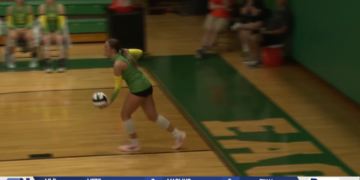Clay Volleyball Gets First Straight-Set Win of the Season against Northview