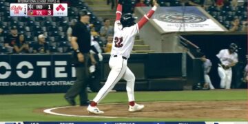 Mud Hens Return Home with 9-7 Win over Indians