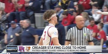 Patrick Henry’s Reid Creager Verbals to Bowling Green for Basketball