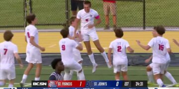 St. Francis Boys Soccer Holds Early Lead to Beat St. John’s, 1-0