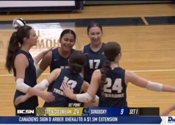 Tiffin Columbian Volleyball Gets Straight-Sets Win at Sandusky, 3-0