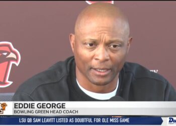 Eddie George Talks Bowling Green’s Difficult Non-Conference Slate