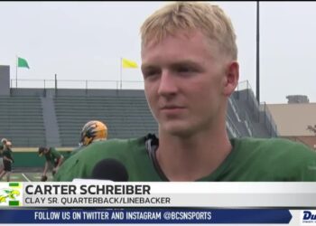 Unsung Hero: Clay Senior Quarterback And Linebacker Carter Schreiber