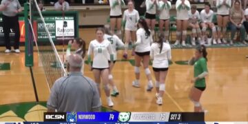 Margaretta Volleyball Fights off Scrappy Northwood Team, 3-1