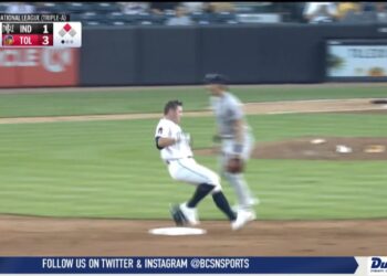Mud Hens Dominate Indians 11-2