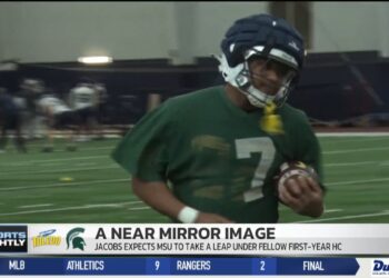 Mike Jacobs Expects Improved Michigan State Team Under Fellow First Year Head Coach Pat Fitzgerald