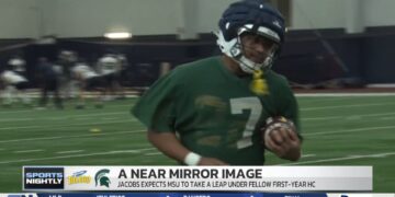 Mike Jacobs Expects Improved Michigan State Team Under Fellow First Year Head Coach Pat Fitzgerald