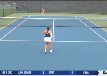Rachel Spicer Picks up Straight Set Win on the Tennis Courts for Sandusky SMCC