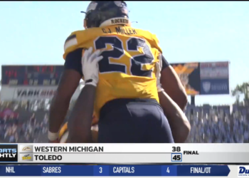 Toledo Defeats Reigning MAC Champion Western Michigan 45-38
