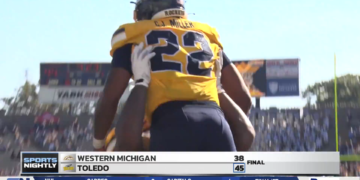 Toledo Defeats Reigning MAC Champion Western Michigan 45-38