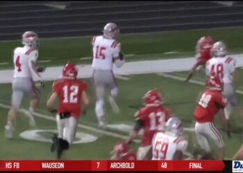 Bellevue Rides Big Second Half To 56-21 Win Over Huron